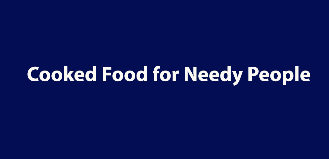 Cooked Food for Needy People